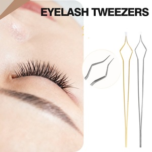 Pinces à cils de haute qualité avec logo personnalisé, outil d'application de précision pour les extensions de cils, destiné aux techniciennes en extensions de cils - Product Image 2