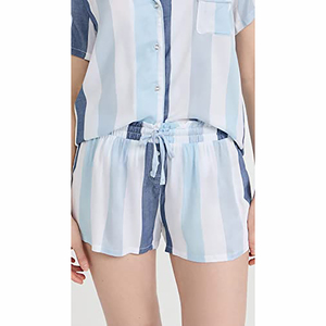 Casual Women's Two Piece <b>Set</b> Short Sleeve O-Neck Top Solid Color Custom Logo <b>Sexy</b> Shorts <b>Set</b> Spandex Cotton Knitting Breathable - Product Image 6