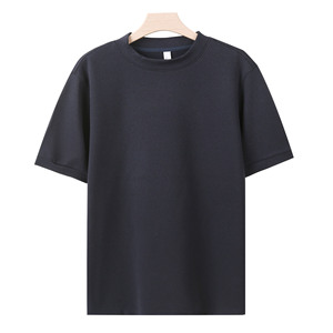 OEM Mens 280G Heavyweight German Fleece <b>T</b> <b>Shirt</b> Short Sleeve Warm Mid Neck Base Layer Autumn Winter Thick Casual Thermal <b>T</b> <b>Shirt</b> - Product Image 6