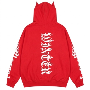 100% Cotton Hoodies Blank <b>Thick</b> <b>Fleece</b> Heavy Weight Oversized Hoodies Custom Print Logo Men's Hoodies & Sweatshirts for Men's - Product Image 6