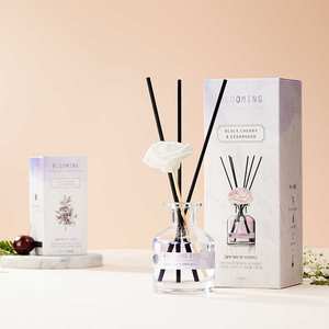 BLOOMING Reed <b>Diffuser</b> Home Fragrance Aroma Oil <b>Diffuser</b> Decorative <b>Room</b> <b>Scent</b> Set for Living <b>Room</b> Bedroom Office Interior - Product Image 1