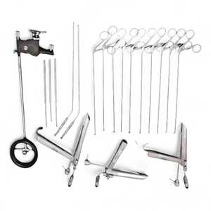 Set de Laringoscopio Endoscópico ENT con Pedestal, Instrumentos de Microcirugía Laríngea de Acero Inoxidable, Kit Hospitalario para Perros - Product Image 4