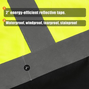 Premium Winter Safety <b>Jacket</b> High Visibility Reflective Workwear Manufacturer Bulk Supply - Product Image 4