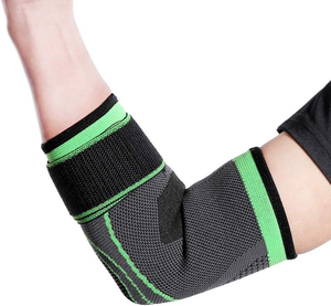 Manchons de compression élastiques respirants pour bras et coudes, protection contre les blessures, pour l'entraînement et la musculation - Product Image 1