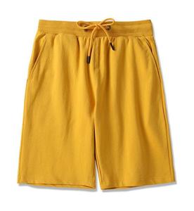 Shorts d'été décontractés pour hommes, style Hong Kong, en coton pur 260G, coupe ample, broderie personnalisée du logo OEM, fabriqués en Chine par BD. - Product Image 4