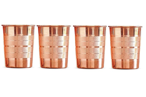 FAIZA CRAFT Verre à boire en cuivre pur, robuste et durable, épais et solide, couleur personnalisée, pour la décoration de table de mariage et de fête, prix de gros - Product Image 4