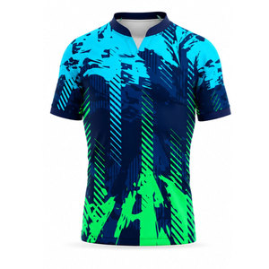 Sports Wear Rugby Jersey for Men and Women Printed Trendy Stretchy Quick Dry Moisture Wicking OEM Serviced - Product Image 2
