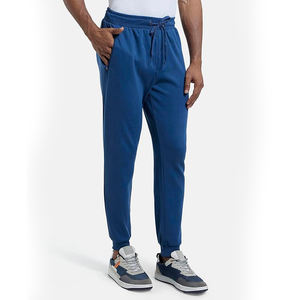 Pantalones Deportivos de Felpa Gruesa para Hombre, Mezcla de Algodón y Poliéster, con Bolsillos Laterales, Cordón Ajustable en la Cintura - Product Image 2