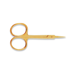 Ciseaux de manucure professionnels pour droitiers, manche en acier inoxydable durable, lame droite, outils de beauté portables pour la coupe des cuticules - Product Image 1