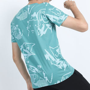 Camiseta Deportiva Sublimada Personalizada al por Mayor para Hombre, Manga Corta, Corte Regular, Secado Rápido, Transpirable, Ecológica, de Alta Calidad - Product Image 4