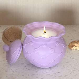 Earthen Jar Flowerpot Storage Jar Container Aromatherapy Concrete Candle Cup Gypsum Cement <b>Resin</b> Candle <b>Silicone</b> <b>Mold</b> - Product Image 3