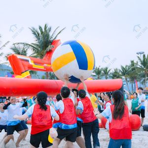 ลูกวอลเลย์บอลเป่าลมขนาดใหญ่สำหรับกิจกรรมสร้างทีม เวียดนาม ผลิตจาก PVC รับประกันความปลอดภัยระหว่างการขนส่ง ใช้ได้ทุกฤดู ยี่ห้อ Thuy Linh ระยะเวลาจัดส่ง 5-10 วัน - Product Image 3