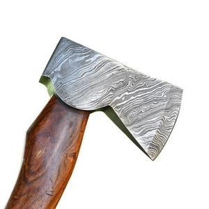 Hache de fendeur industrielle à tête de piolet en acier forgé avec manche en bois - Product Image 3