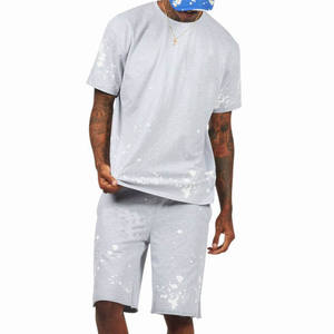 Conjunto Deportivo de Dos Piezas para Hombre, Camiseta y Pantalones Cortos Casuales para Entrenamiento, Gimnasio, Ejercicio, Cómodo para Uso Diario - Product Image 6