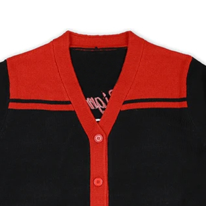 เสื้อคาร์ดิแกนแบบเปิดด้านหน้าสไตล์ Letterman สำหรับวิทยาลัย  ถักนิตติ้งสำหรับฤดูหนาว  ปักลายเชนิลล์  แบบแพทช์เวิร์ค  แห้งเร็ว ระบายอากาศได้ดี - Product Image 2