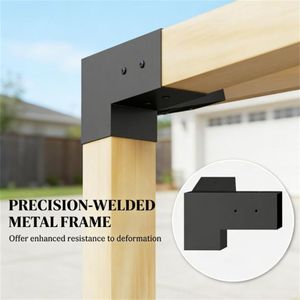 Kit Telaio per Piante Rampicanti Nero per Pergola, Gazebo e Padiglione - Product Image 4