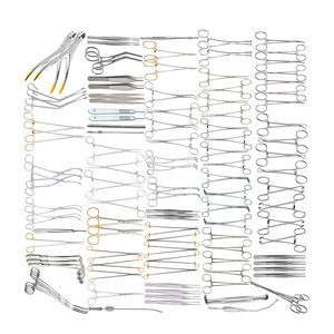 Ensemble d'instruments de chirurgie cardiaque à ouverture manuelle de 92 pièces en acier inoxydable, pinces chirurgicales cardiaques OEM Ariston International certifiées CE - Product Image 5