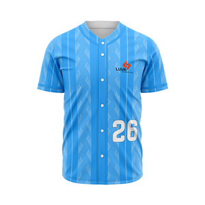 เสื้อเบสบอลและซอฟต์บอลแบบสั่งทำพิเศษสำหรับผู้ชาย ระบายอากาศได้ดี เป็นมิตรกับสิ่งแวดล้อม ชุดกีฬาทีมสำหรับเยาวชนและผู้ใหญ่ - Product Image 4