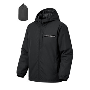 Chaqueta Bomber de Poliéster Impermeable, Transpirable y Ecológica para Hombre, de Secado Rápido, Ligera, con Capucha y Bolsillos Laterales, Venta al Por Mayor - Product Image 2