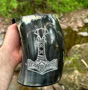 Taza Natural de Diseño Clásico Hecha a Mano con Tapa Hermética, Reutilizable y Apta para Lavavajillas/Microondas, Ideal para Fiestas - Product Image 3