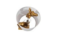Lampe de table en aluminium de luxe pour la décoration intérieure, écologique, amovible, durable, avec logo personnalisé, design moderne Diwali, intérieur haut de gamme