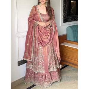 Conjuntos de Diseñador para Mujer, Vestido de Fiesta, Lehenga, Dupatta - Product Image 3