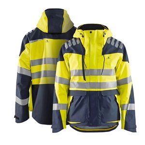 Veste de travail d'hiver imperméable pour hommes, haute visibilité, réfléchissante, coupe-vent, pour la construction et la sécurité 2026 - Product Image 2