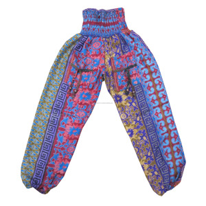 Cozy Blue <b>Harem</b> Pant Fashionable Indian Style Lounge <b>Trouser</b> Quality Pockets Easy Wear Stylish Indian Unisex Plus Size Winter - Product Image 4