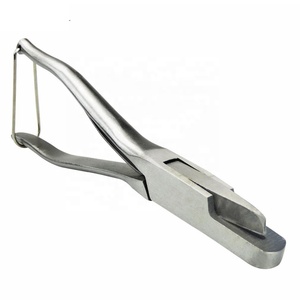 Pince à étiquettes d'oreille en forme de U/V pour chiens, moutons, bovins, porcs, instrument d'identification du bétail, en acier inoxydable - Product Image 3