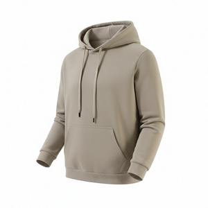 Sweat-shirt à capuche personnalisé pour homme, en molleton de coton épais de qualité supérieure, couleur unie, style streetwear, vêtements de mode, OEM ODM - Product Image 4