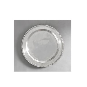 Classic Decorative Metal Charger Plate Elegant <b>Table</b> Setting Accessory For Wedding Event Party Banquet And Dining - Product Image 1