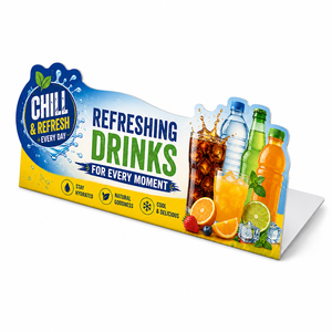 PVC Convenient BPA Free Retail <b>Shelf</b> Talker Waterproof Supermarket Product Promotion Display Advertising Card - Product Image 6