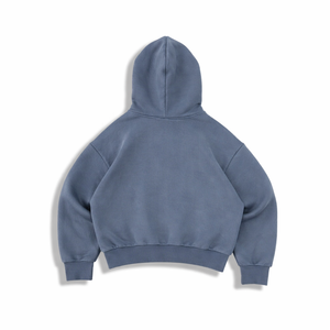 Sweat-shirts à capuche zippés unisexes en molleton épais de coton uni de haute qualité, coupe oversize, personnalisables, grandes tailles pour hommes - Product Image 5