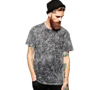 Casual Men's Designer 180 Grams Jersey Acid Wash <b>T</b>-<b>Shirts</b> 100% Cotton Fashionable Skinny Print <b>Oversized</b> Crop <b>Plain</b> Dyed Neck - Product Image 1