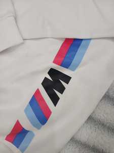 Sudadera con Capucha M Power para Hombre, Blanca, de Algodón, Informal, con Logotipo Estampado en la Parte Delantera, Corte Regular, Estilo Urbano para Otoño - Product Image 3