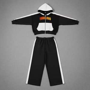 Custom Winter Sportswear Printed Polo <b>Tracksuit</b> Hoodie <b>White</b> Half Sleeves Men Breathable Polyester/Cotton Jogging Sweatsuit - Product Image 4