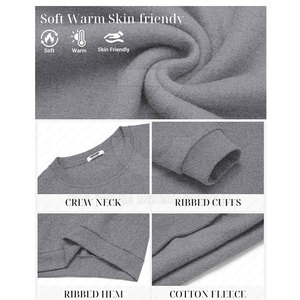 Sudaderas de Alto Rendimiento para Hombre, Absorbentes de Humedad, Tejido Elástico Informal de Invierno, Transpirable, Ecológico, Cálido y Flexible - Product Image 6