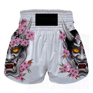 Pantalones Cortos de Muay Thai de Secado Rápido para Hombre con Logotipo Personalizado, Pantalones Cortos de Lucha MMA Hechos a Medida con Impresión por Sublimación - Product Image 5