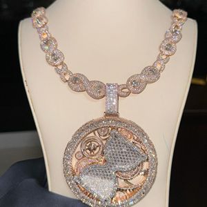 Hot Sale Iced Out <b>Silver</b> Hip Hop Diamond Pendant Diamond Pendant 925 Sterling High Quality Fine Jewelry Pendants & <b>Charms</b> - Product Image 1