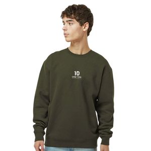 Sweat-shirt col rond épais pour homme en molleton de coton, coupe décontractée, style streetwear, personnalisable, vente en gros - Product Image 1