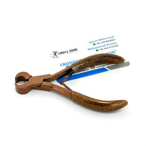 Ready Inventory Hair Extension Tools Keratin Bond <b>Cutter</b> Plier Rose Gold Color with Double Spring Removal of Hair Extensions - Product Image 1