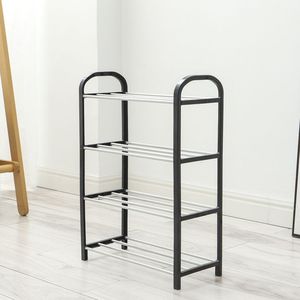 Elegant Iron Shoe <b>Rack</b> Storage Organizer For Home Entryway Stylish Shoe Display And Storage Furniture - Product Image 6