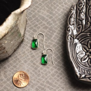 Green Labradorite Jade Oval Cut Handmade Drop <b>Earrings</b> Sterling Silver Earwires Gemstone Jewelry Certified Trendy Wedding - Product Image 6