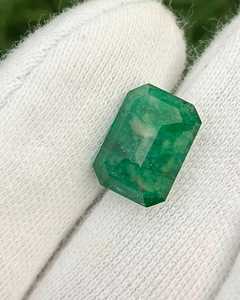 Piedra Preciosa Natural Verde Esmeralda Vívida, Piedra Suelta de Primera Calidad para Hacer Anillos, Cristal para Joyería - Product Image 5