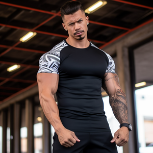 2026 Wholesale Sublimation <b>Shirt</b> BJJ <b>Mens</b> Rashguards Beach Long Sleeve Surfing Rash Guard Sport <b>Compression</b> Training Wear - Product Image 6
