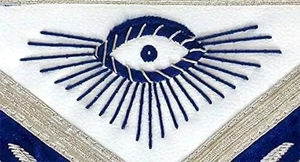 Tablier maçonnique écossais brodé à la main, haute qualité, sur mesure, 2025, bleu, rouge, blanc, or, tabliers personnalisés brodés - Product Image 2