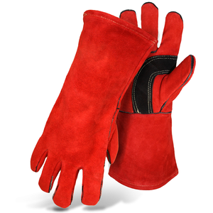 Guantes de Trabajo de Cuero Vacuno de Primera Calidad, Resistentes al Agua, Antideslizantes, Duraderos, Personalizables, Resistentes al Calor - Product Image 1