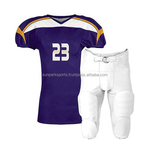 Maillot de football américain personnalisable grande taille pour homme, imprimé par sublimation, en mesh respirant anti-UV, uniforme personnalisé avec nom d'équipe de rugby - Product Image 3