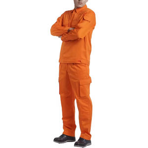 Overoles de Seguridad Industriales Resistentes al Fuego a Precio Económico, Etiqueta Personalizada, Todas las Tallas, Ropa de Trabajo Clase 2, Conjunto de Camisa FR con Múltiples Bolsillos - Product Image 2