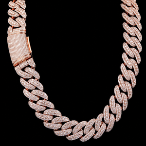 Outstanding Brilliant Cut Diamond Full <b>Iced</b> Moissanite Hip Hop Cuban Link <b>Chain</b> Necklace Man's Made Luxurious Style Jewelry - Product Image 2